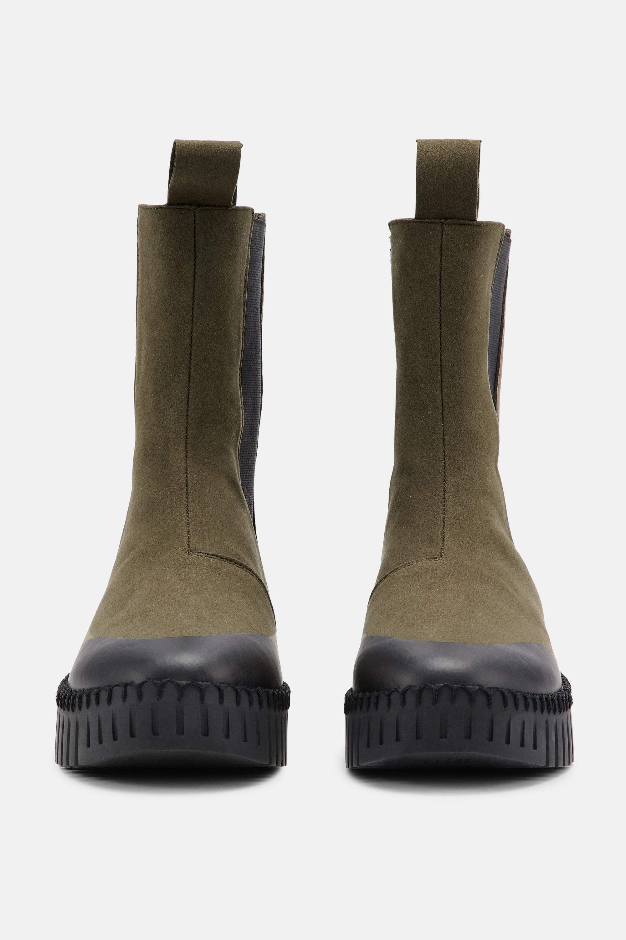 Ilse Jacobsen Hornbæk Footwear Long Chelsea Boots Boots 465001 Deep Olive Black